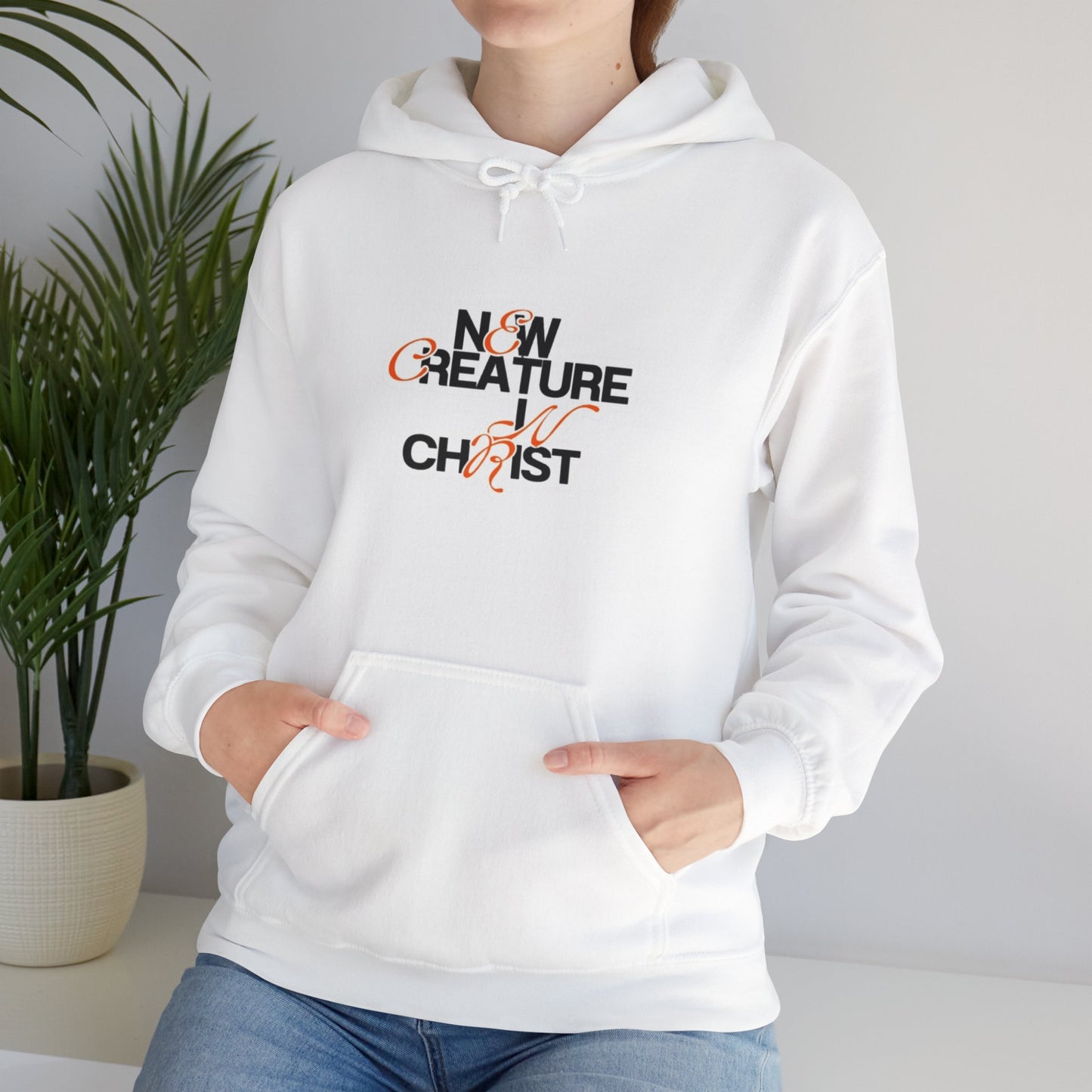 X New CreaturevIn Christ Unisex Heavy Blend™ Hooded Sweatshirt