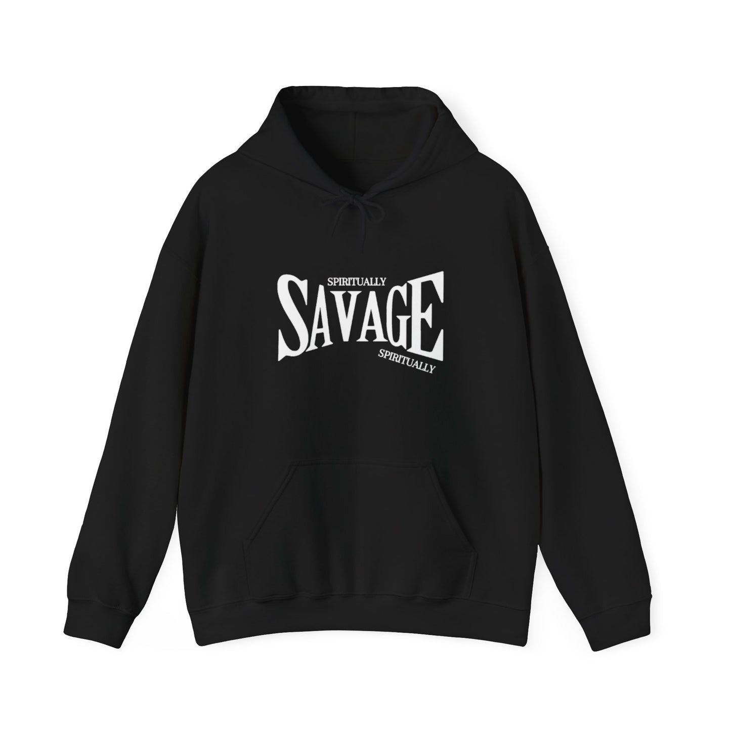 X Unisex Spiritually Savage Hooded Sweatshirt