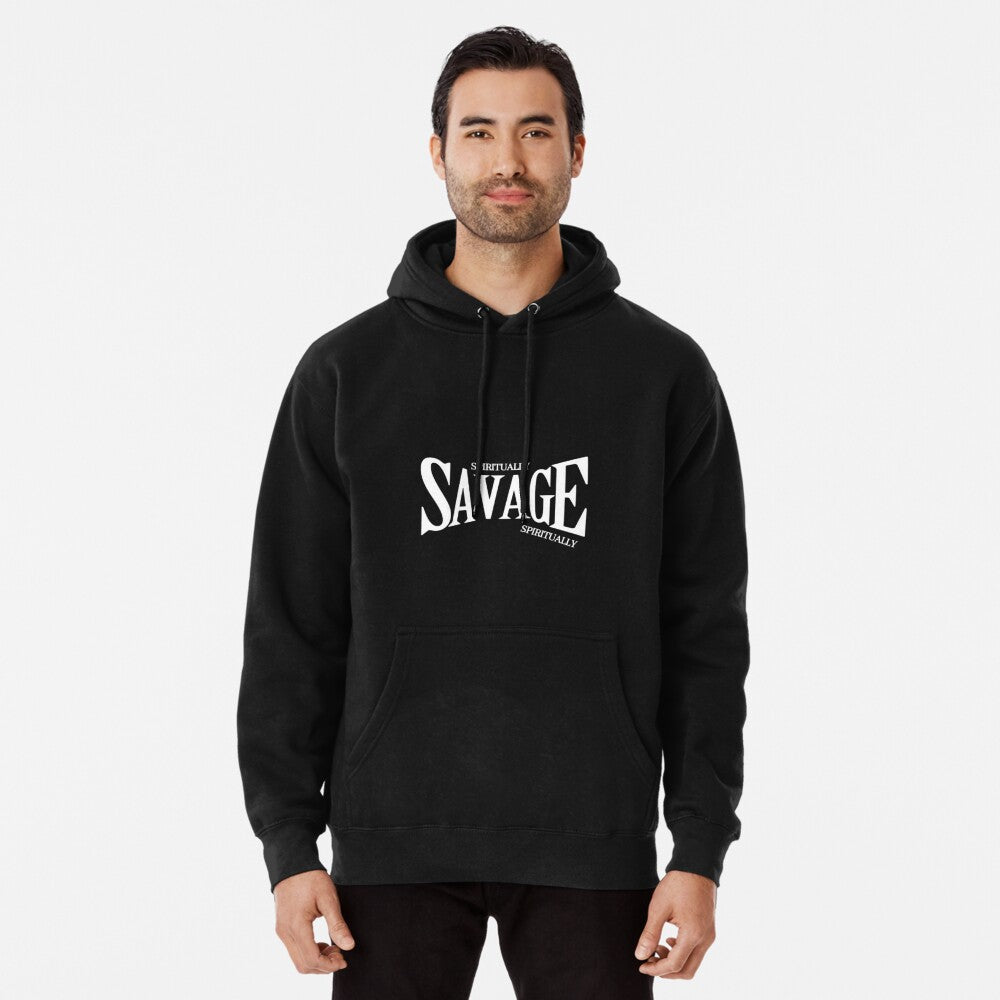 X Unisex Spiritually Savage Hooded Sweatshirt